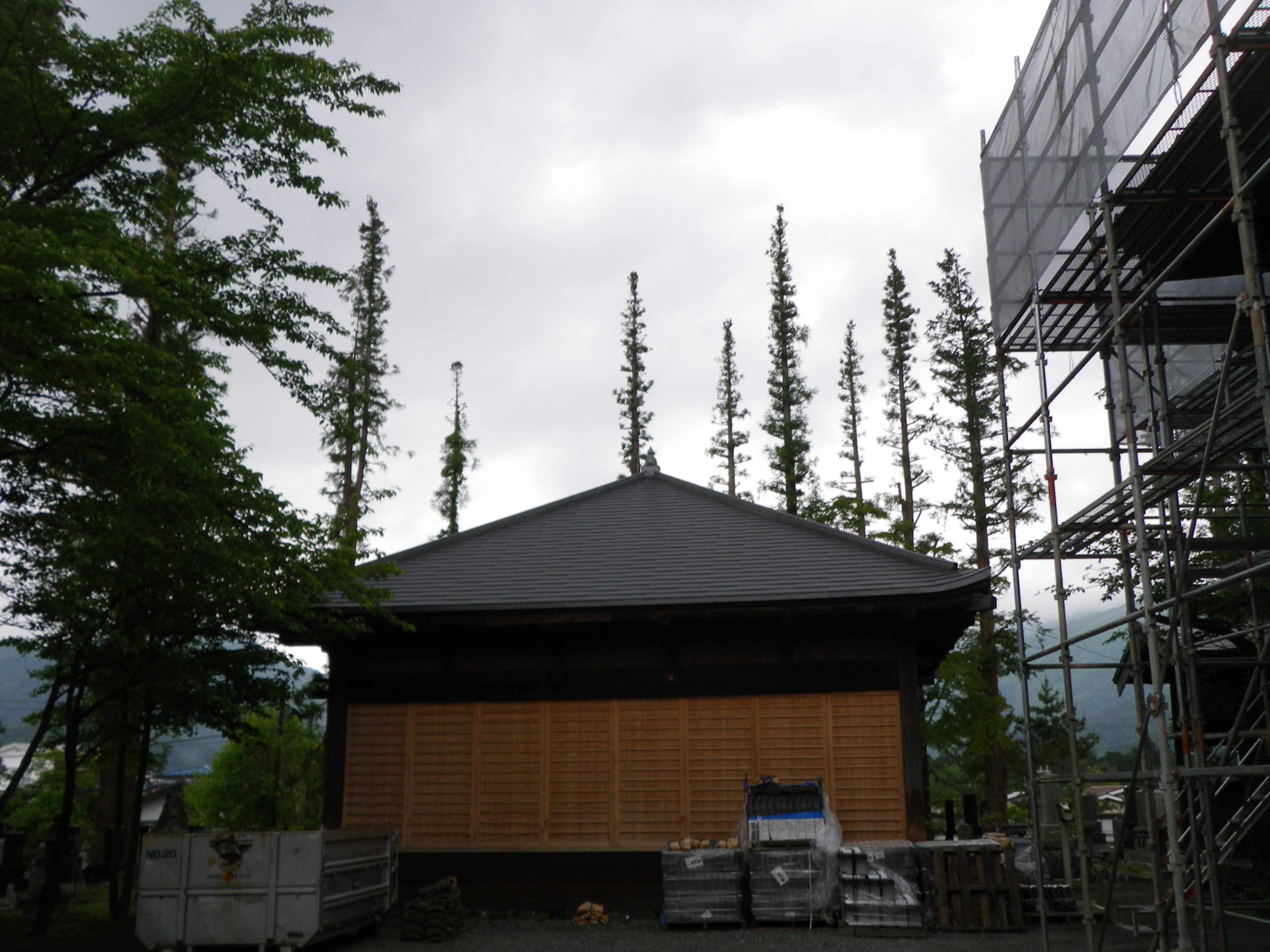 近隣住民の暮らしの為 IN 妙法寺（富士河口湖町） 渡城造園 山梨県富士吉田市の造園業[造園コンサルタント 設計 施工